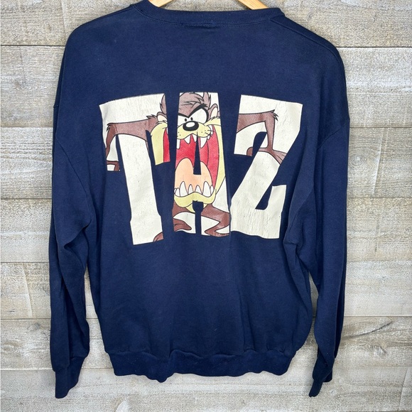 Vintage 1990s Taz Tazmanian Devil sweater crewneck - Picture 1 of 5